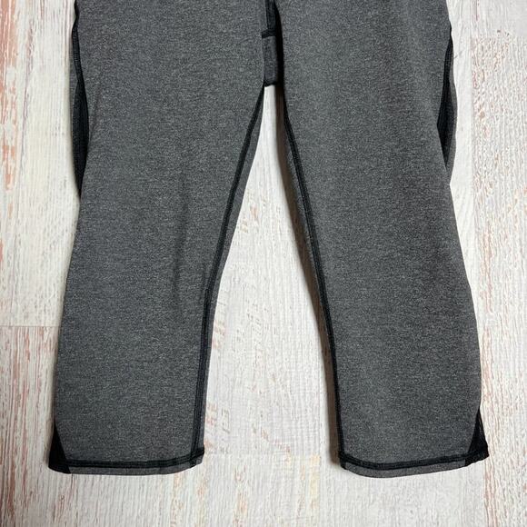 Lululemon Train Times Crop Leggings SIZE 8 Gray Black Luxtreme Training Pants - Picture 10 of 13